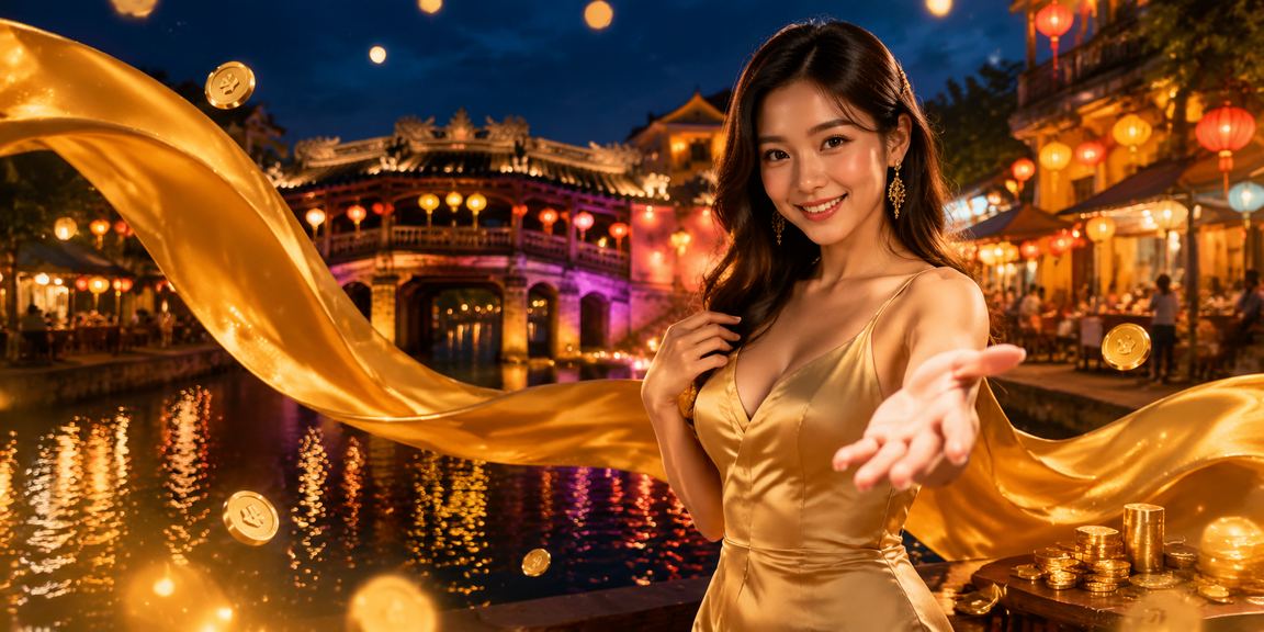 Chợ đêm Hội An với không khí giải trí sôi động, người dùng VIP nhận thưởng qua điện thoại